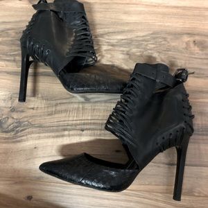 Dolce Vita laced size 6.5 black heels